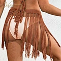 sexy crochet tassel skirt